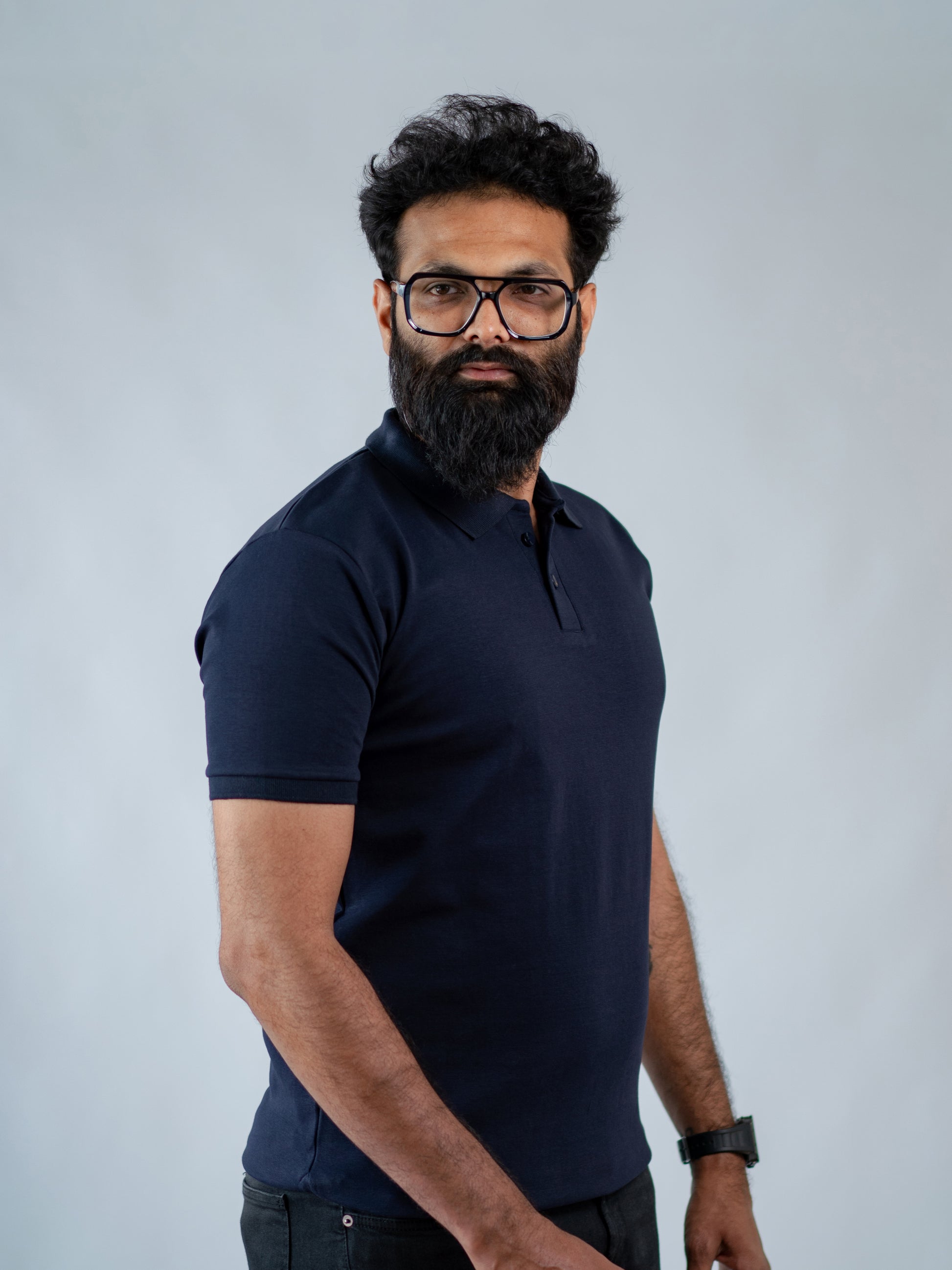 Navy Blue Signature Polo - The No Name Club